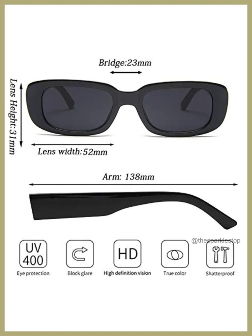 Retro 90s Y2K Square Sunglasses Women Vintage Trendy UV400 Protection 4 Pack